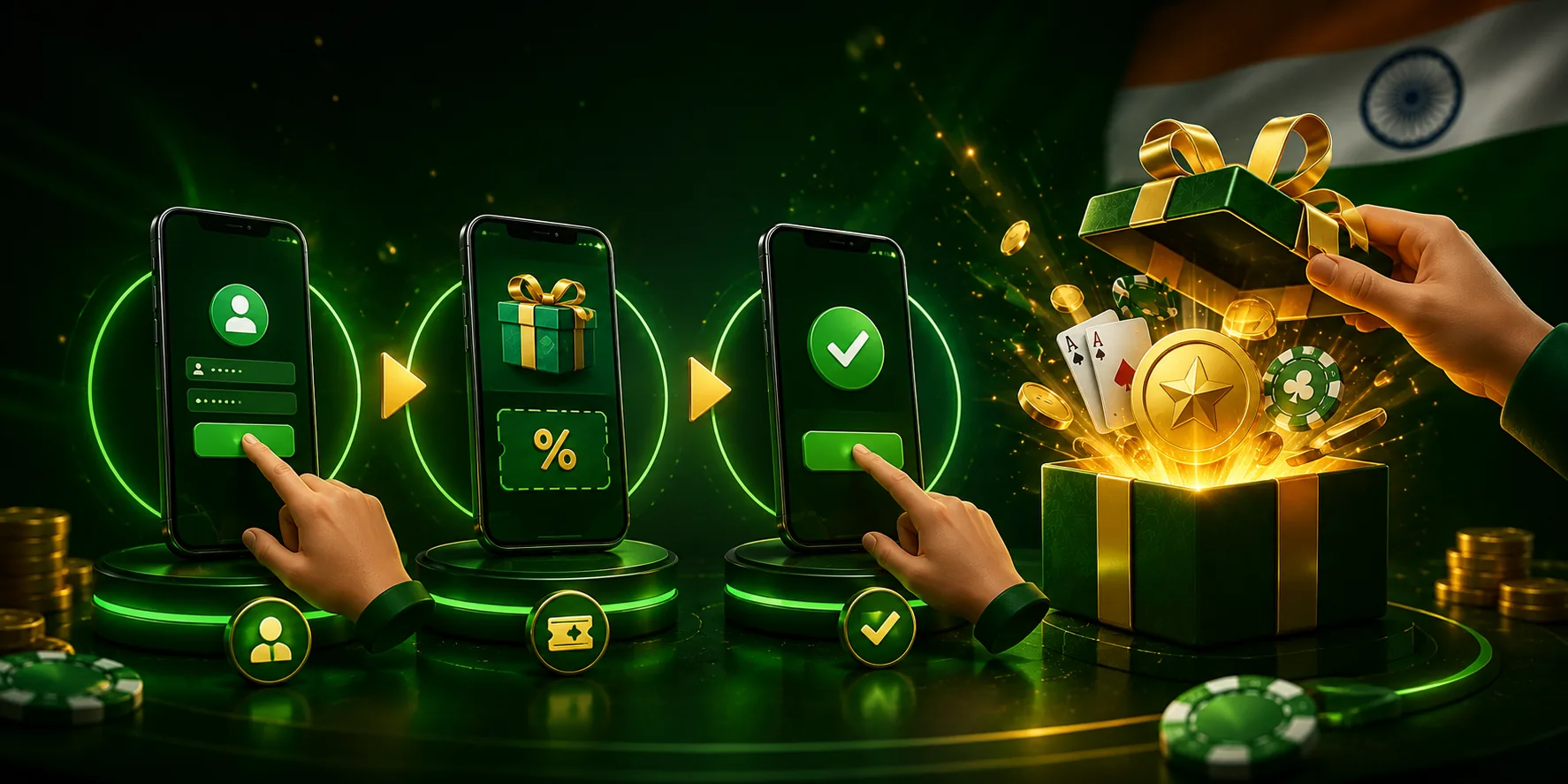 भारत में 20Bet बोनस क्लेम करने के स्टेप्स