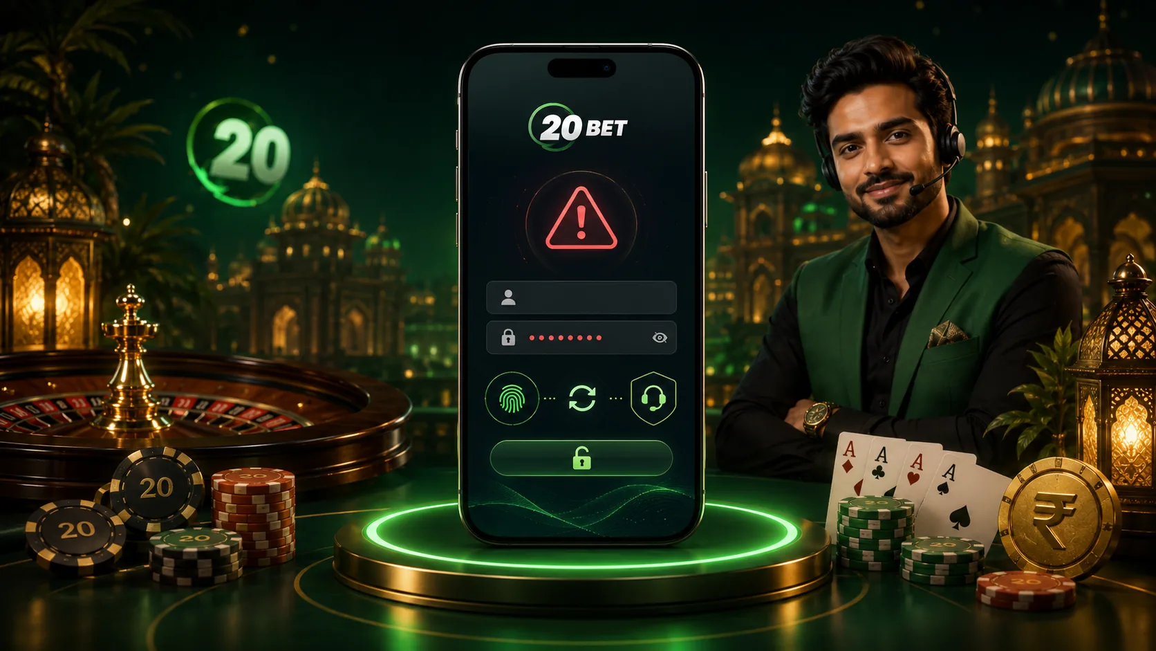 भारत में 20Bet लॉगिन समस्या समाधान का स्क्रीनशॉट